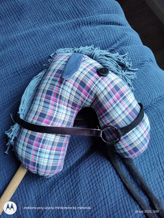 Konik na kiju ręcznie robiony. Hobby horse 100 cm