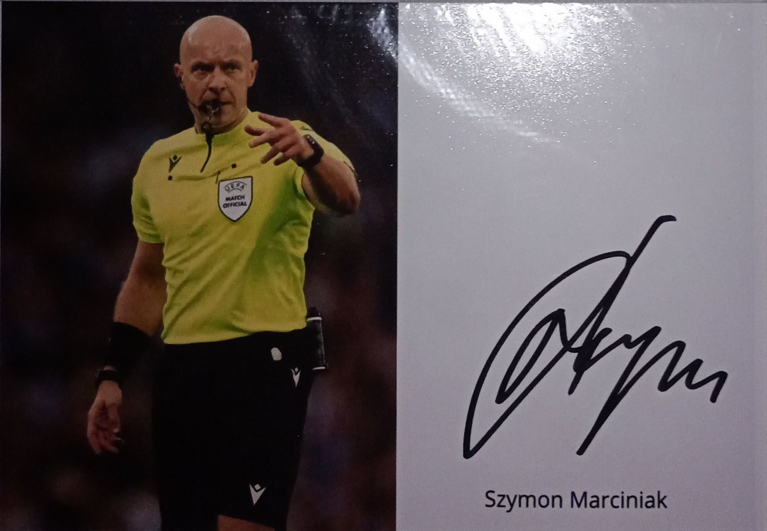 Autograf Szymon Marciniak