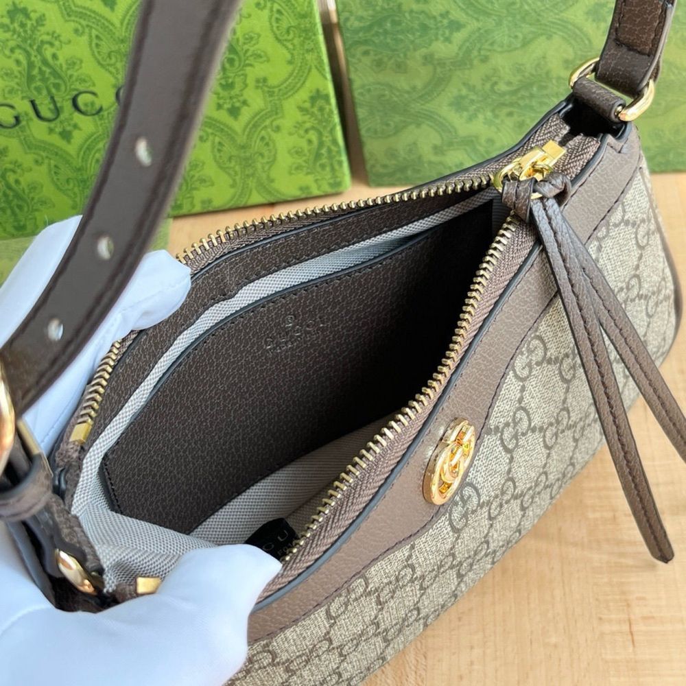 Сумка Gucci, сумка гучі, сумка-багет гучі