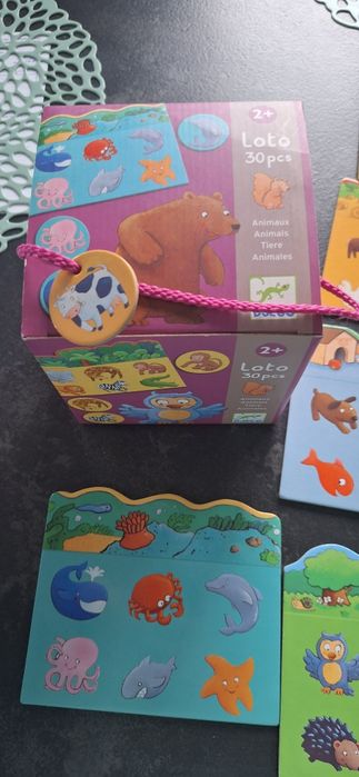 Gra edukacyjna djeco zwierzątka Lotto nowa na prezent