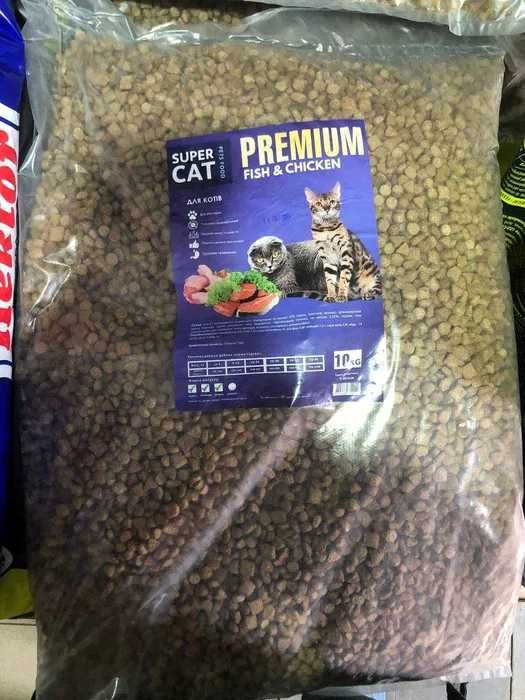 Корм сухий для котів мікс 10кг гіпоалергенний "Super Cat" Premium