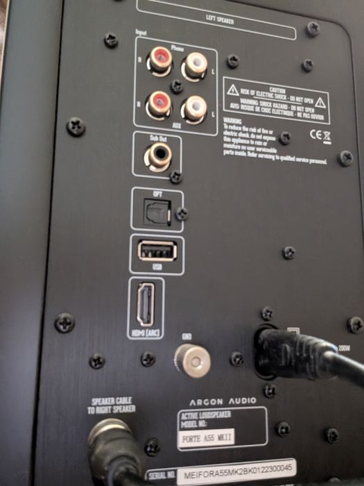 Głośniki kolumny aktywne Argon Audio Forte A55 MK2 stan bdb