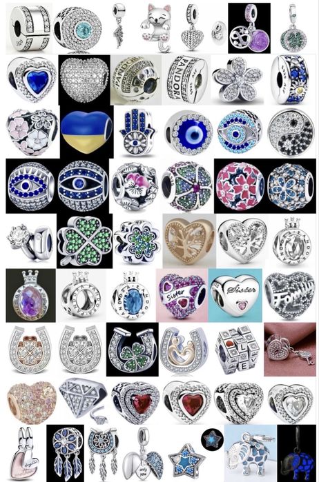 Шарм сова підкова мама дерево серце і багато ін пандора pandora срібло