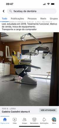 Cadeira dentista castellini skema 4