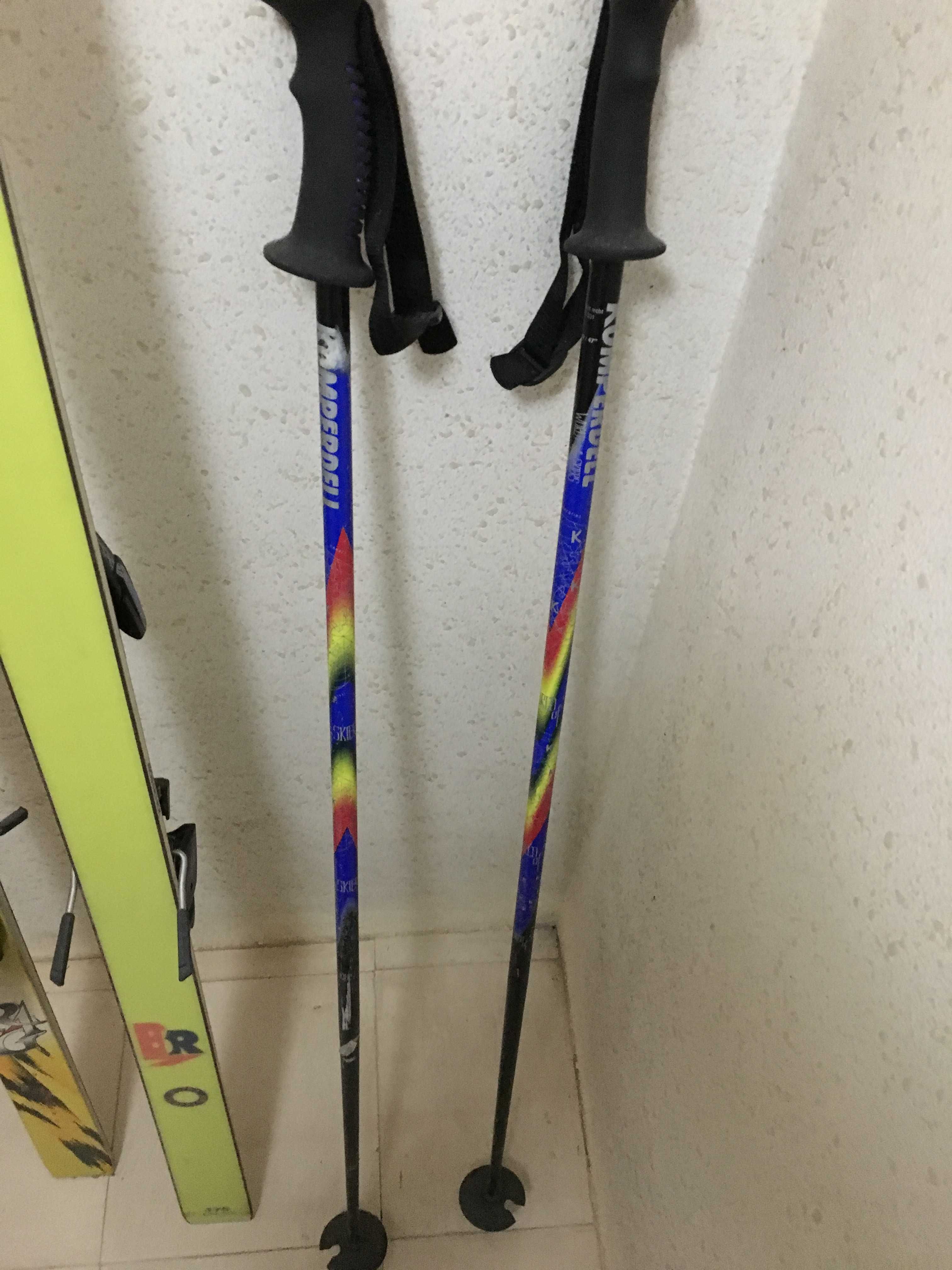 Ski Rossignol, fixadores Salomon, em bom estado!