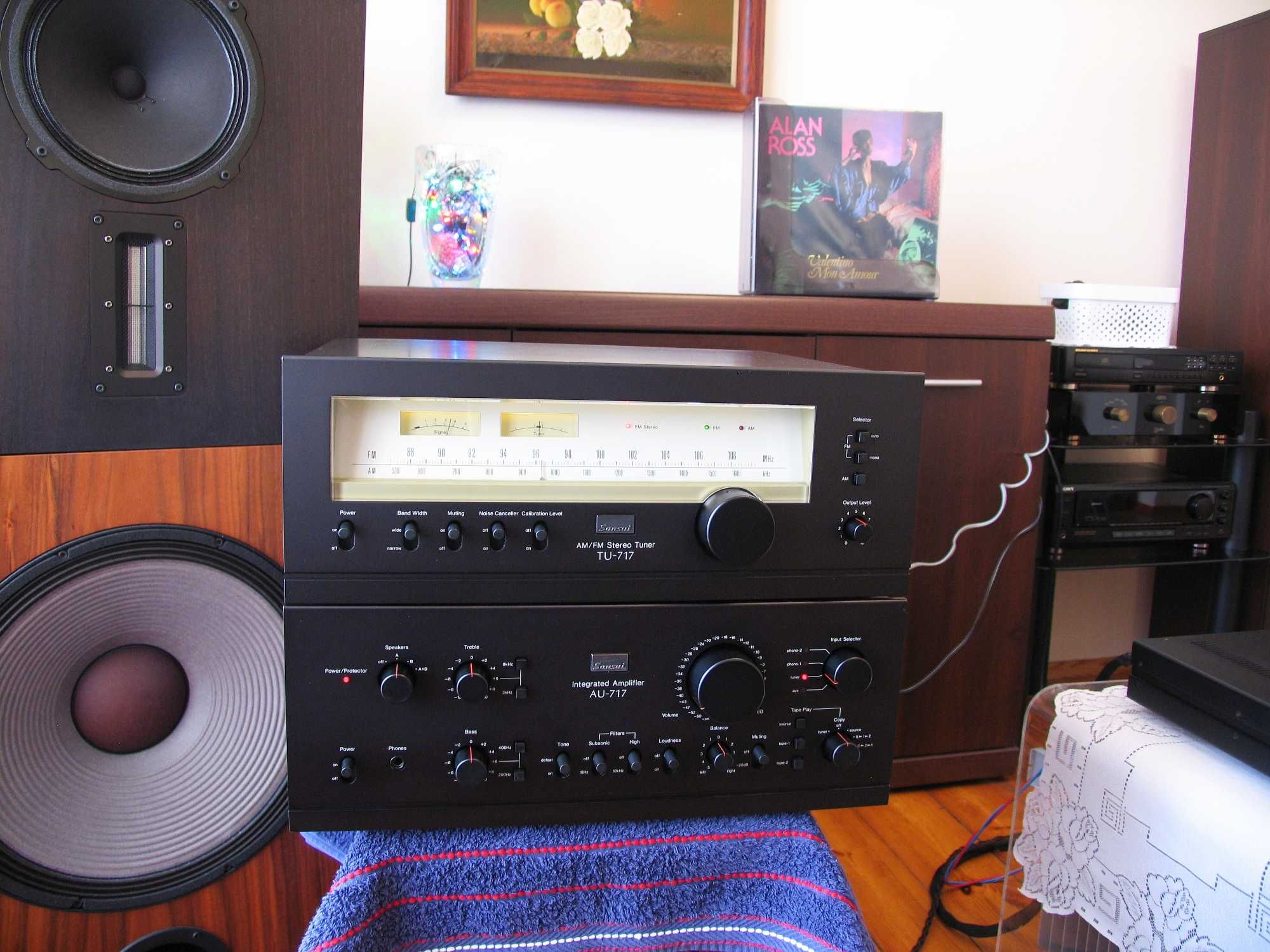 Sansui AU-717 + TU-717 / Zestaw + Przegląd + Recap TOP  '' Vintage ''