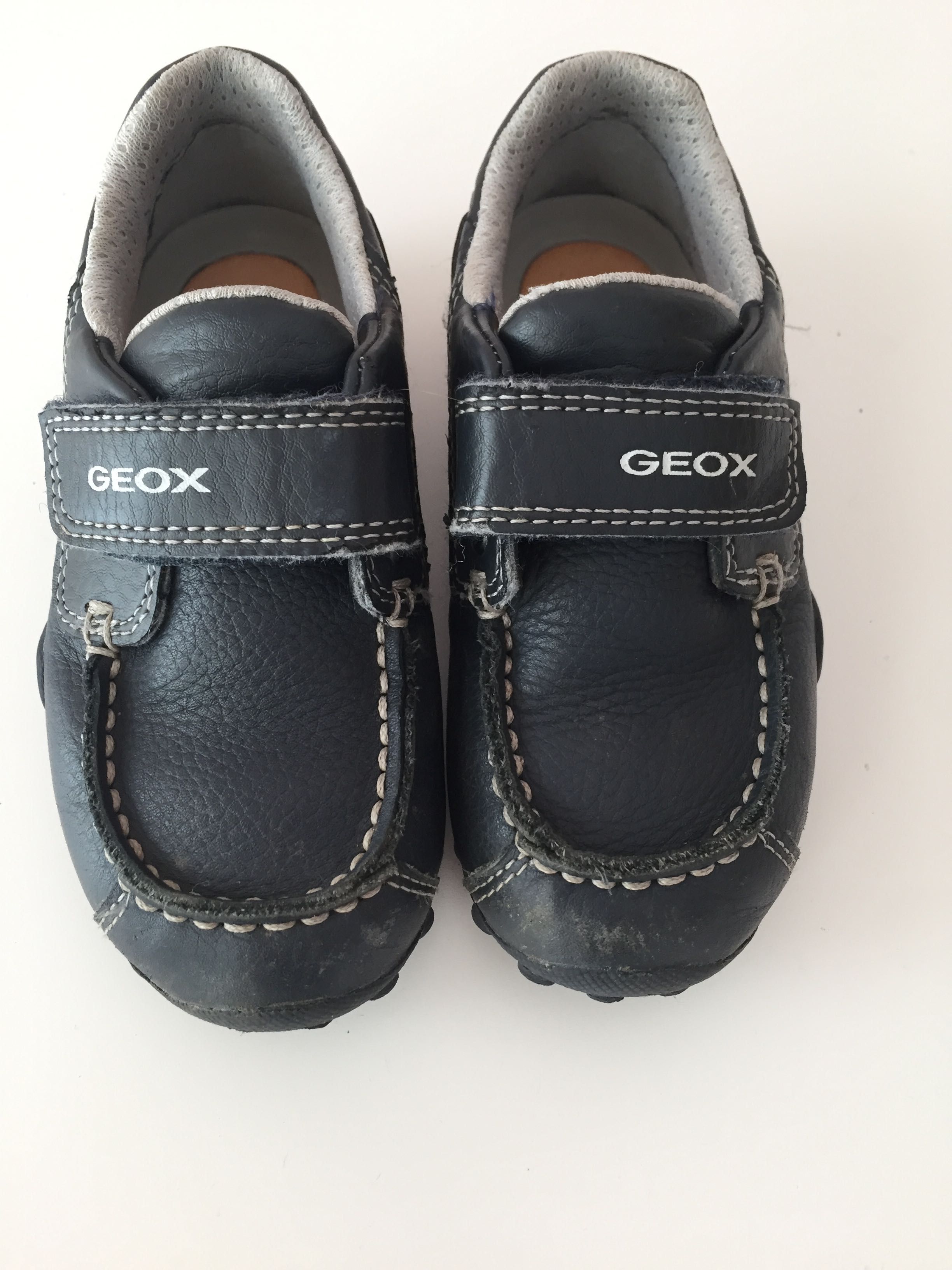 Sapato azul escuro GEOX velcro 25 / Sapato Uniforme