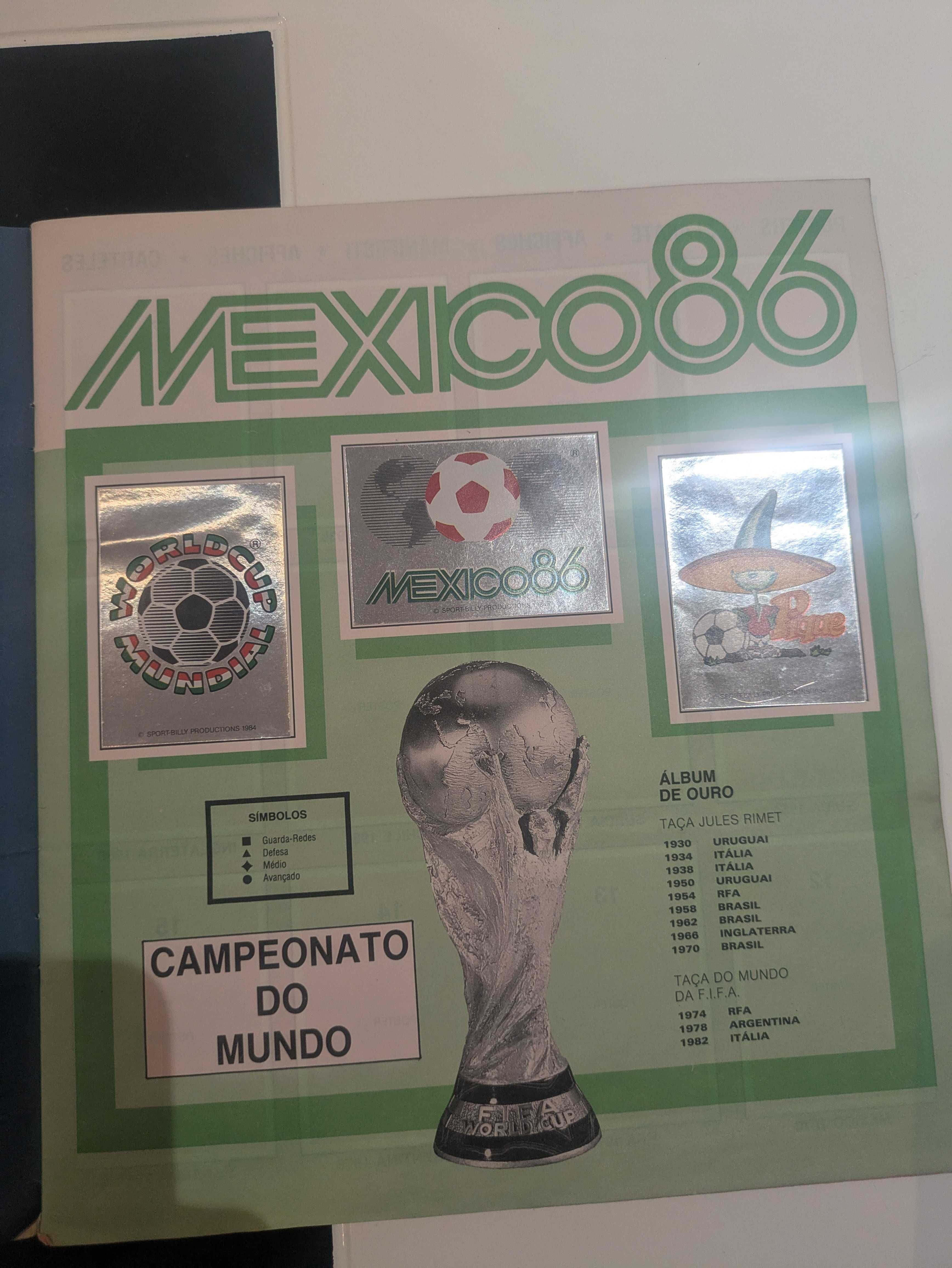 CADERNETA CROMOS - Campeonato do Mundo - México 86 [incompleta]