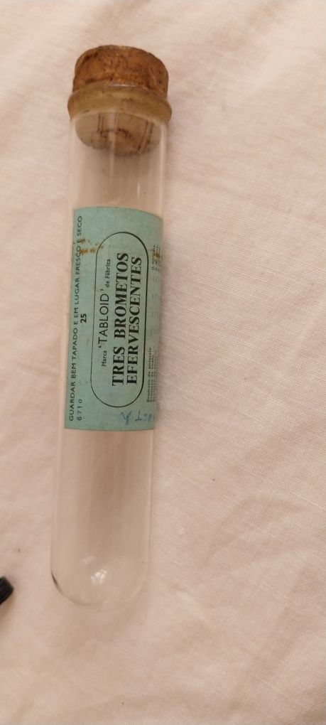 Frasco redondo para 3 Brometos efervescentes para coleção