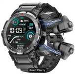 Smartwatch męski ze słuchawkami LONZERUI G-SHOCK Inteligentny 2w1 NOWY