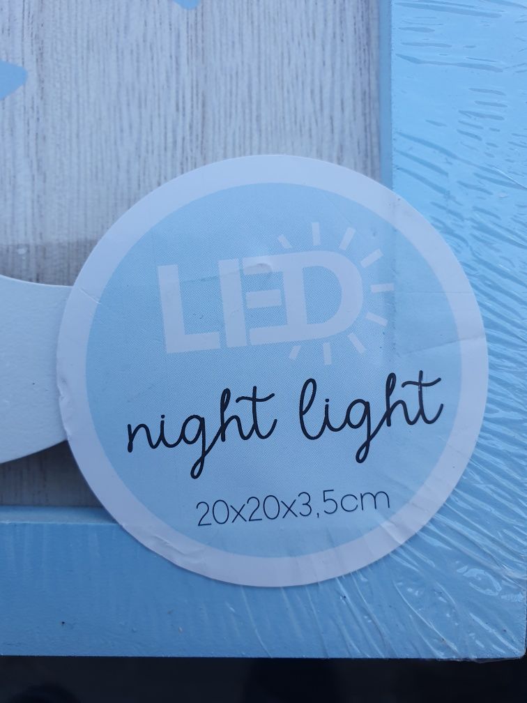 Obrazek dekoracja lampka led. Nowa