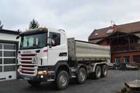 Scania R 420 8x4 DMC-34 t ŁAD. 20 t!!! 3-STRONNY WYWROT KLIMATYZACJA  manualna skrzynia biegów klimatyzacja