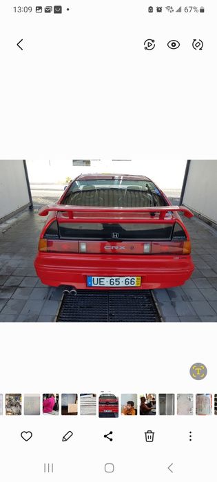 Honda crx 16.16i 130cv Jan1990