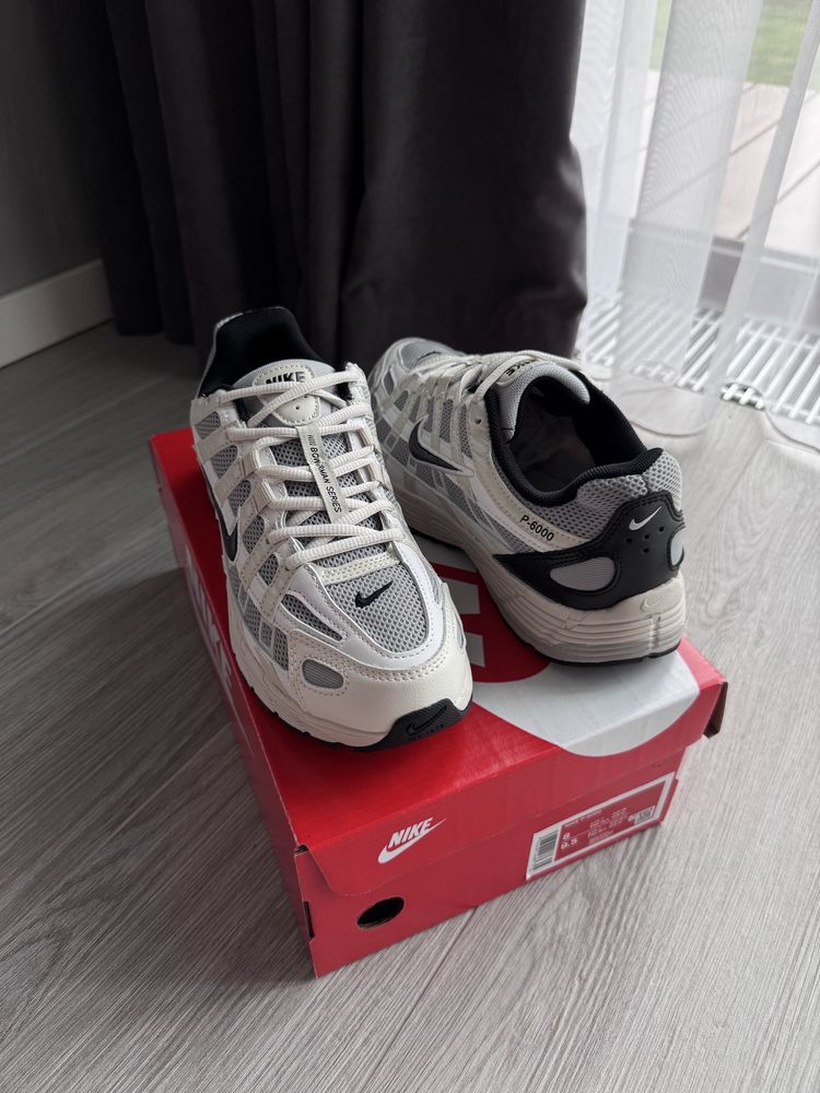 Оригинальные Nike P-6000 Platinum Tint Black light bone