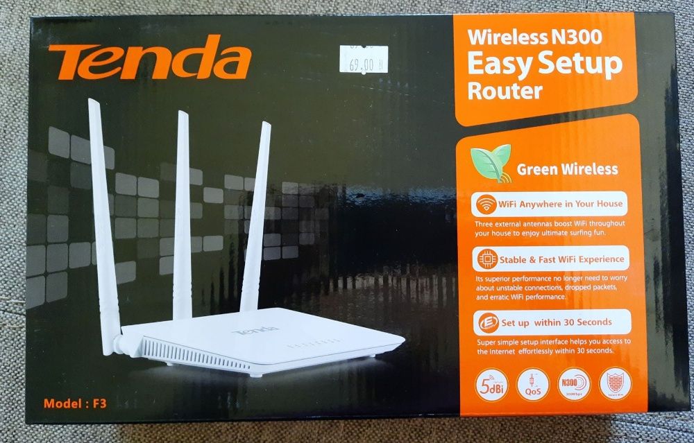 Router Tenda F3 N300