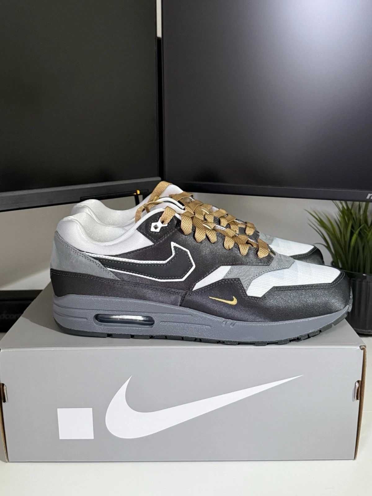 Limitowane Nike Air Max 1 SWOOSH "Big Head Mode" roz. 44