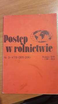 Postęp w rolnictwie Nr 3-4 1978 Biuletyn PRL