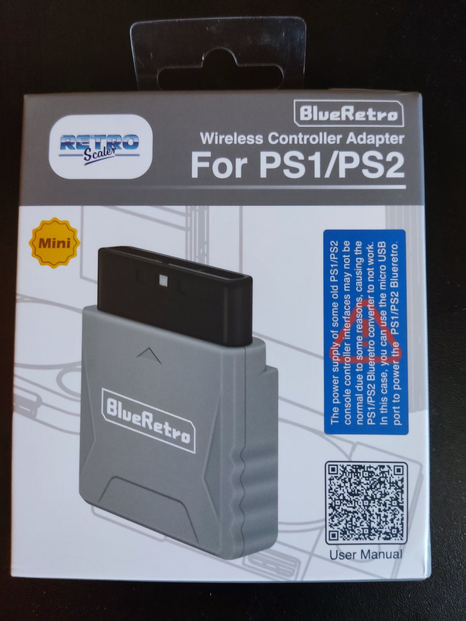 Blueretro ps1 ps2 adapter bluetooth