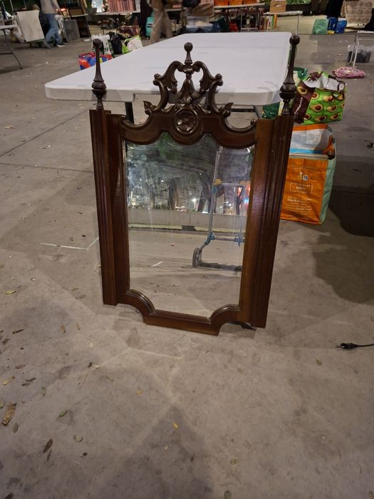 Espelho madeira antigo