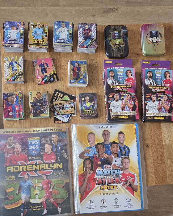 Zestaw fifa 365 adrenalyn 2025, 2024, match attax, top class