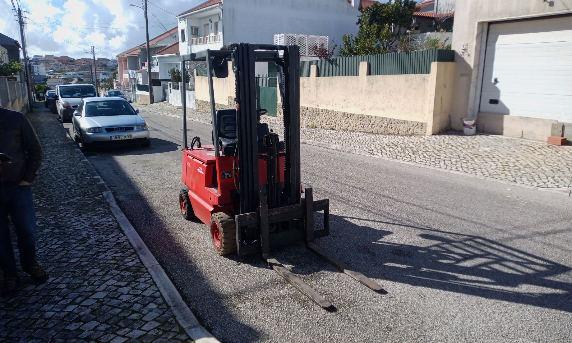 Empilhador linde 1600 triplex