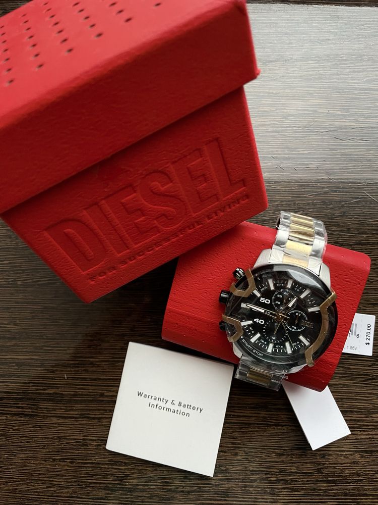 -40%$ Diesel Grieffed DZ4577 mega chief годинник великий большие часы