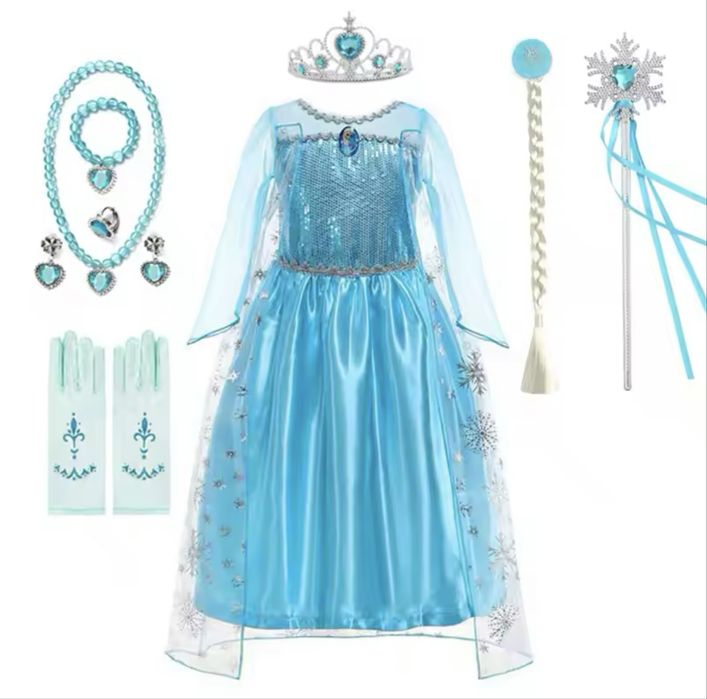 Сукня Ельзи на 3 4 5 6 7 8 9 років