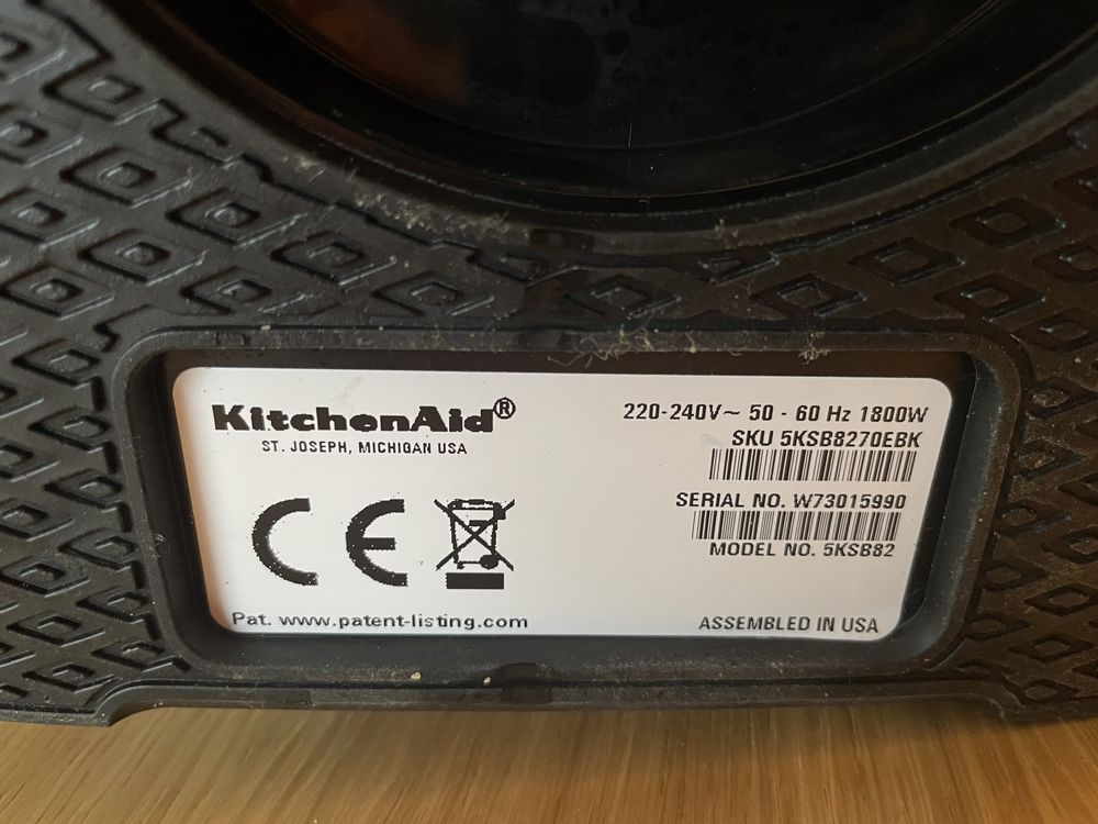 Blender KitchenAid Artisan Power Plus 5KSB8270EBK