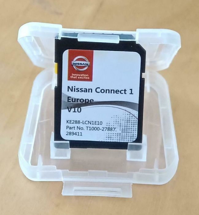 Cartao para GPS´s Nissan connect 1 V10 2020 europa
