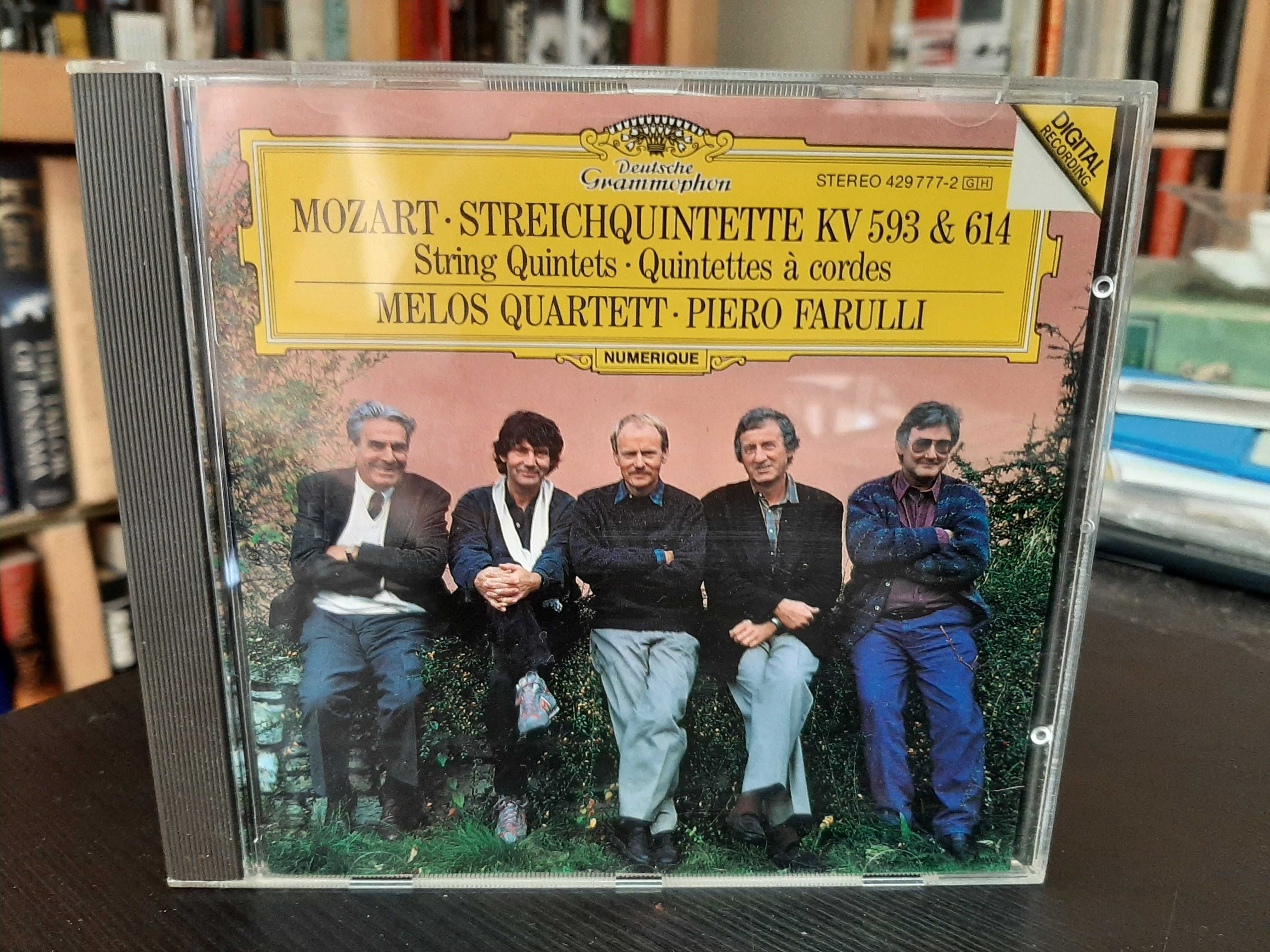 Mozart – String quintets KV 593 & 614 - Melos Quartett, Piero Farulli