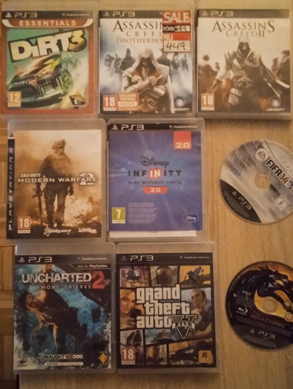 Gry na PS3 . GTA 5. Assassin's Creed 2. . Mortal Kombat. Call of duty.