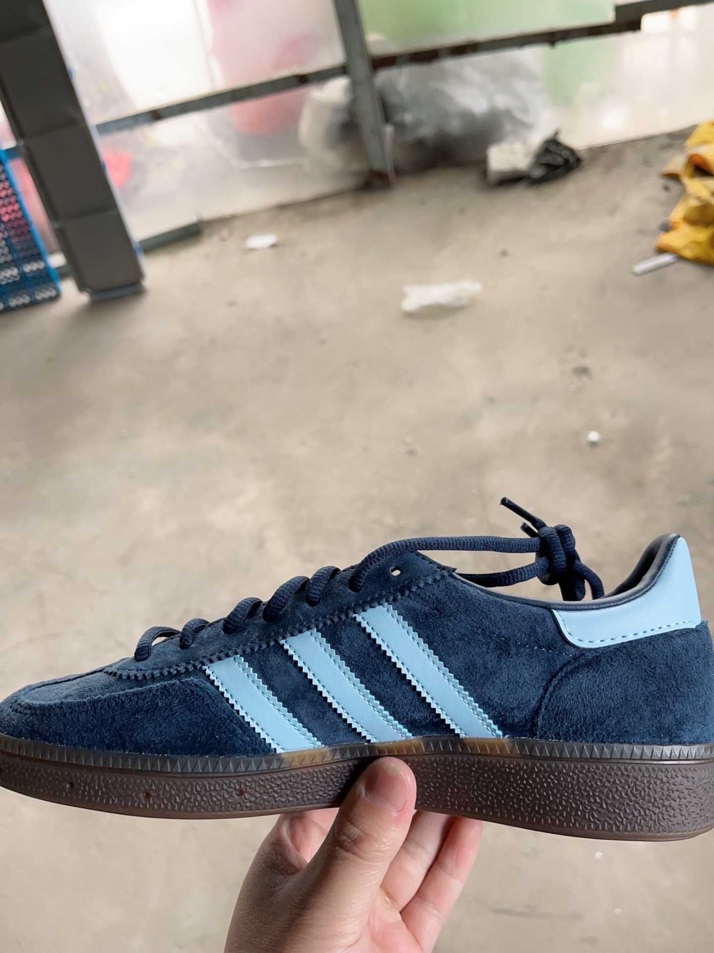 Adidas Handball Spezial Navy moda Oddychający Nowe buty unisex.40.5
