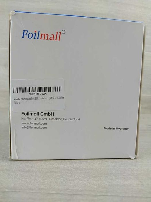 Foilmall Pop up Folia aluminiowa 500 arkuszy OPIS