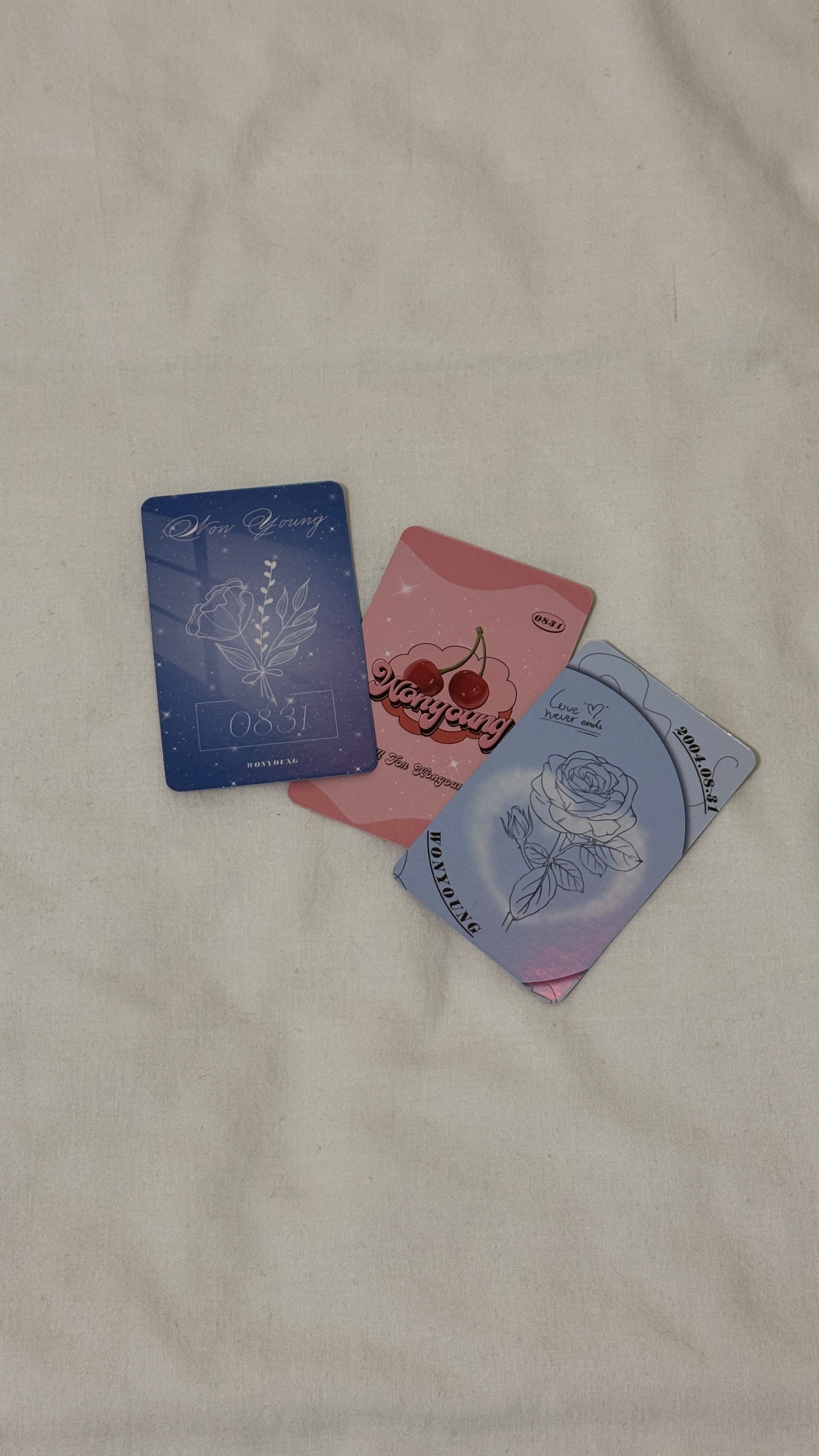 Jang Wonyoung Photocards (0.2€ cada)