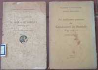 4 livros antigos de POESIA - 1899, 1939 e 1944
