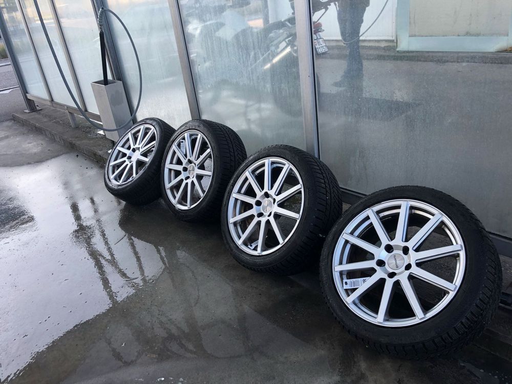 Jantes 18 com pneus Continental Audi, Skoda, VW, Seat