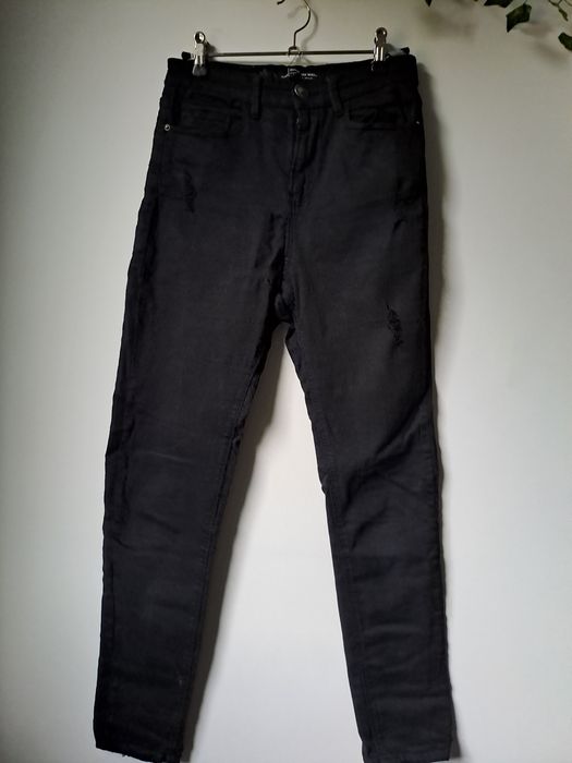 Spodnie Stadivarius czarne 38 super high waist