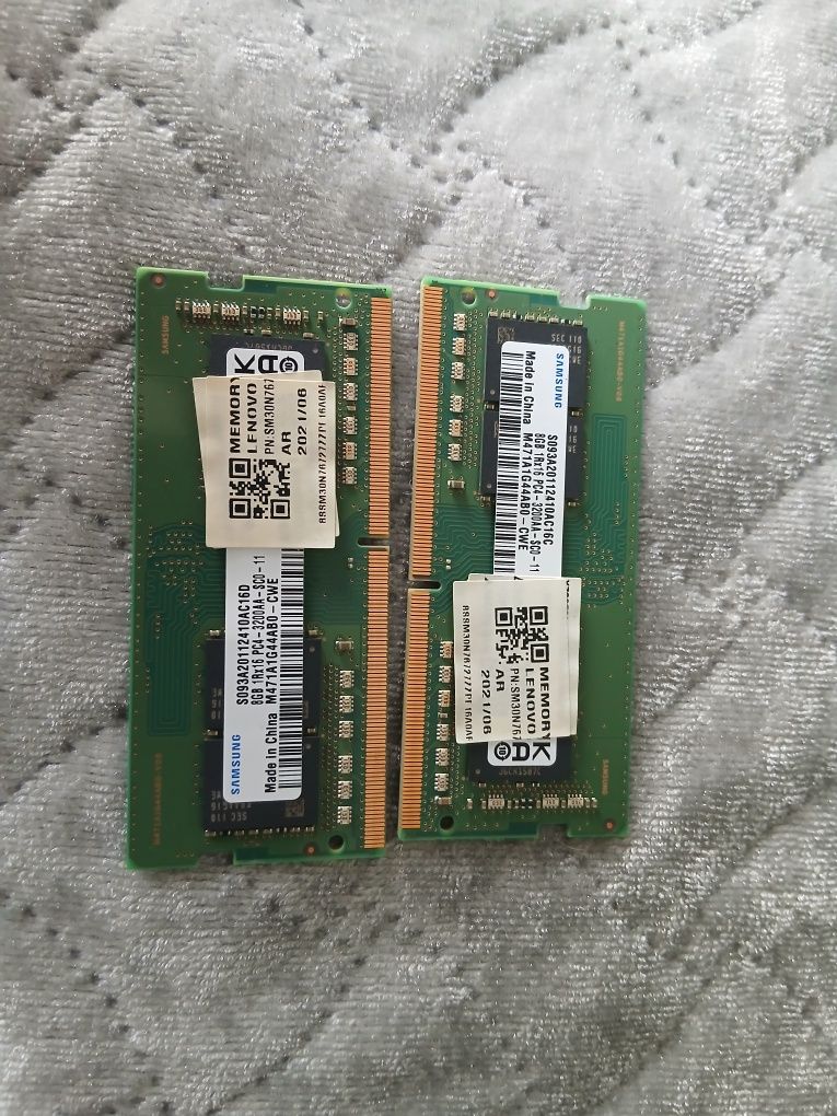 Pamięć RAM DDR4 samsung DO LAPTOPA 2x 8GB