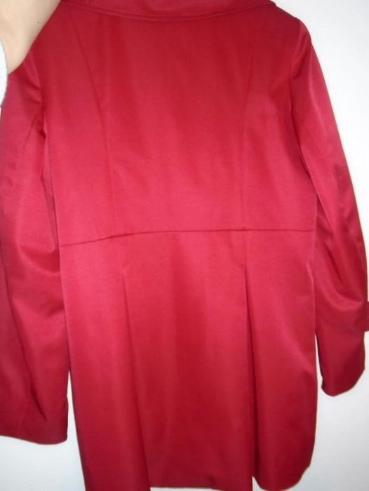 Płaszcz trencz czerwony NOWY roz. 40 M/L Pretty Zartex Rotex Mohito