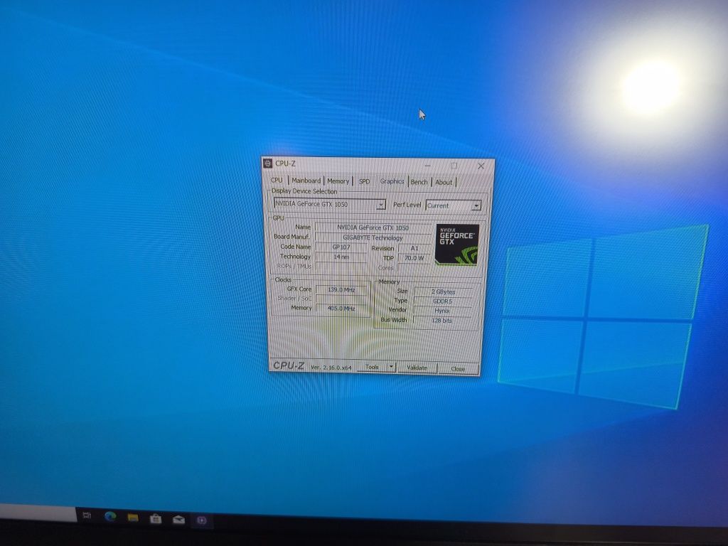 PC gamer GTX 1050