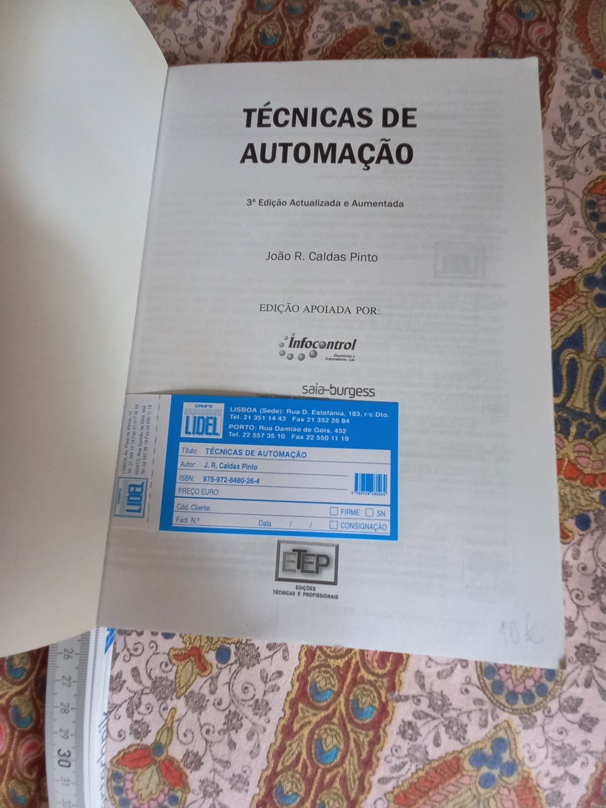 Técnicas de Automação 3ª Edição Atualizada Aumentada João Caldas Pinto