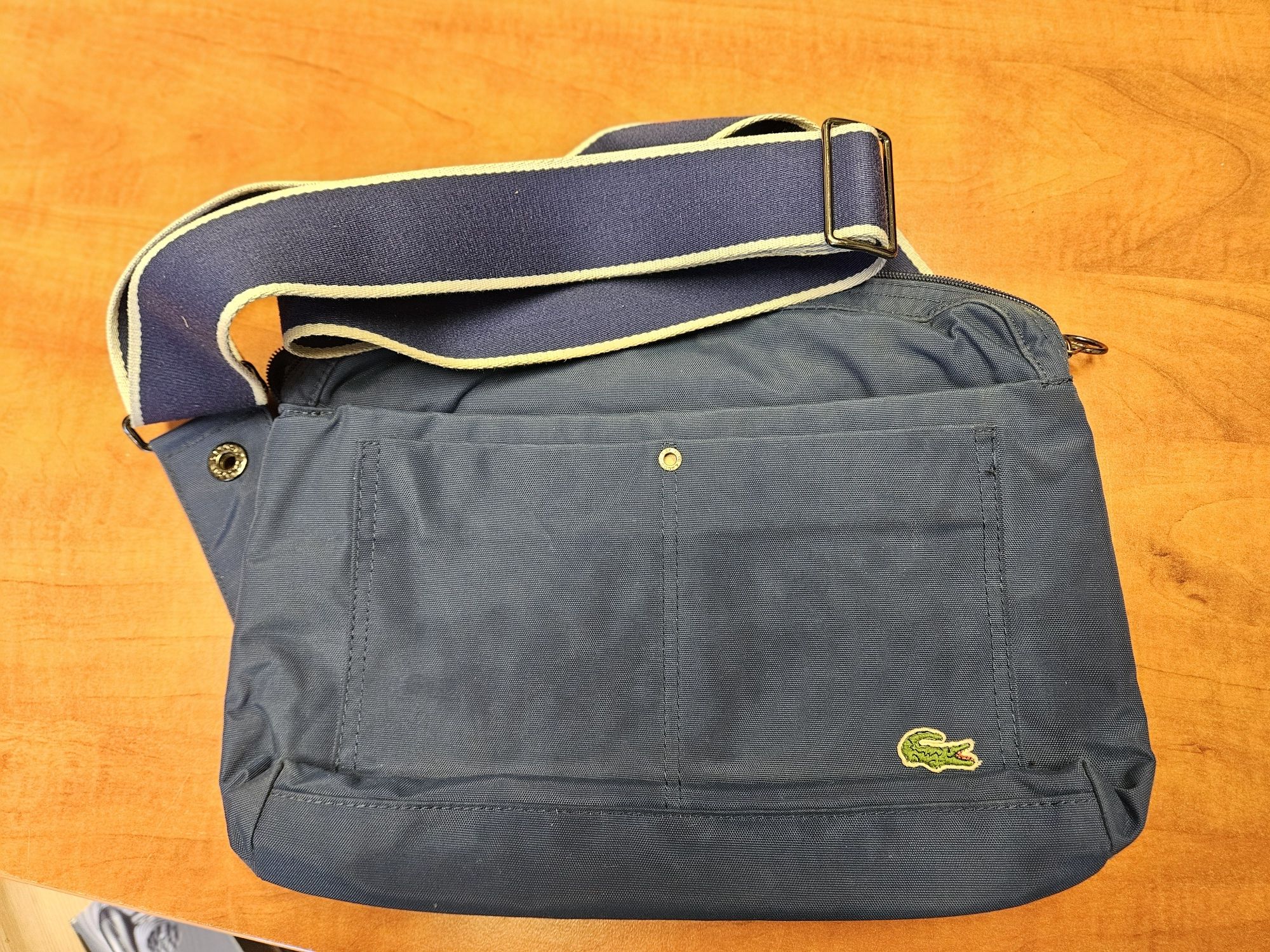 Lacoste granatowa torba