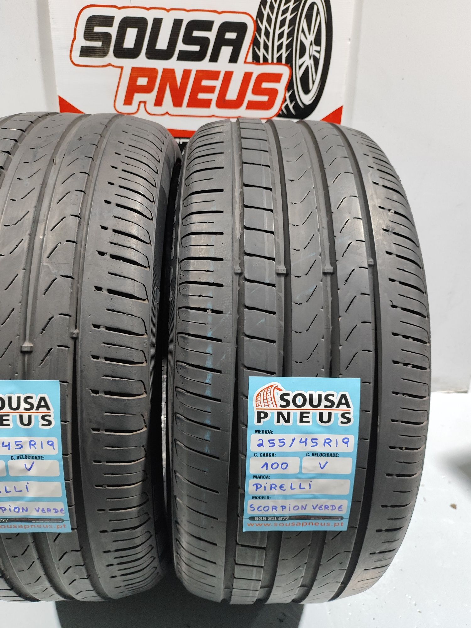 2 pneus semi novos 255-45R19 Pirelli - Oferta dos Portes