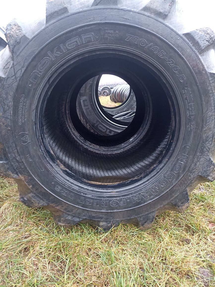 4szt. 710/45 R - 26.5 nokian 20PR LS-2 Forest opony leśne opona leśna