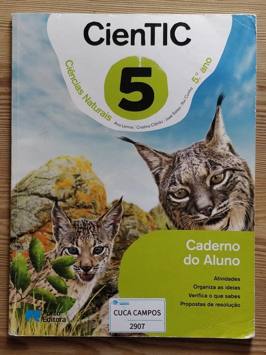 Livro Ciências Naturais 5 ano actividades