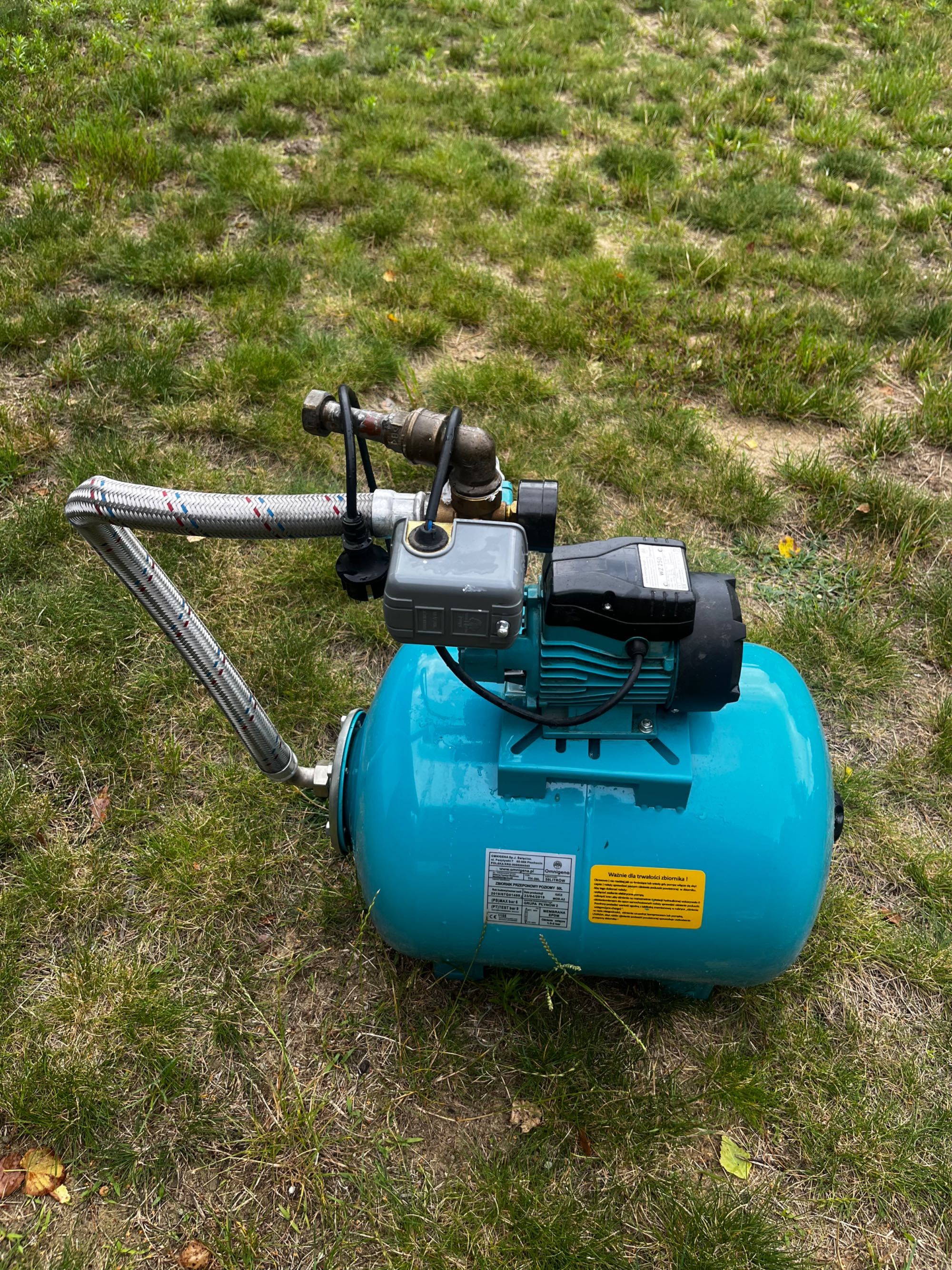 Hydrofor: zbiornik 50l + pompa WZ250