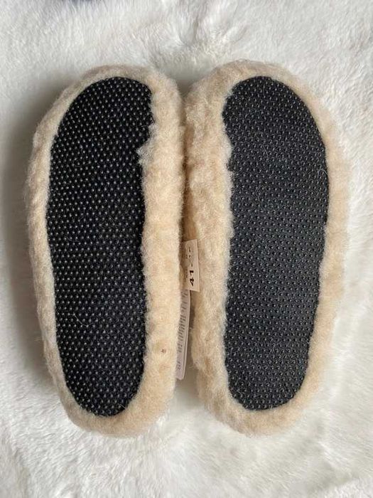 Pantofle nie merino slippers wełna Alwero kapcie papcie woolmark