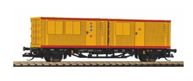 Piko 47729 - Wagon towarowy kontenerowy z 2 kontener 20" PRS TT 1:120