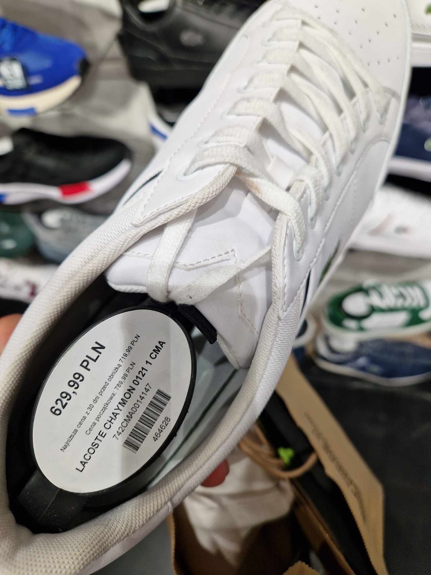 Buty białe Lacoste Chaymon 0121 1 CMA