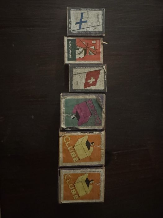 Conjunto de caixinhas de Fósforos antigas para colecionadores